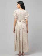 Ditsy Maternity Feeding Dress For Women