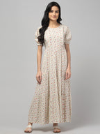 Ditsy Maternity Feeding Dress For Women