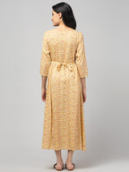 Lemon Maternity Feeding Dress For Women