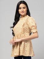 Lemon Stylish Maternity Feeding Top For Women