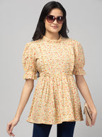 Lemon Stylish Maternity Feeding Top For Women