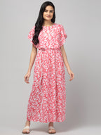 Rose Zipless Maternity Feeding Dress