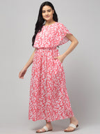 Rose Zipless Maternity Feeding Dress