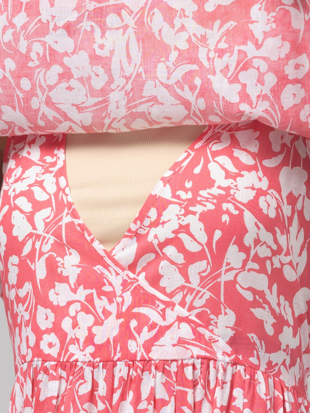 Rose Zipless Maternity Feeding Dress