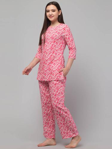 Comfortable Co-Ord Set For Women (Coral)