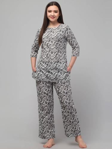 Comfortable Co-Ord Set For Women (Grey)