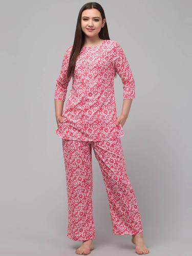 Comfortable Co-Ord Set For Women (Coral)