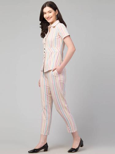 Cotton Co-Ord Set For Women. (Pearl)